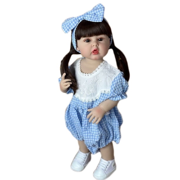 Muñeca Renacida BZDoll 55cm Bebé Niña con Cuerpo de Silicona Realista
