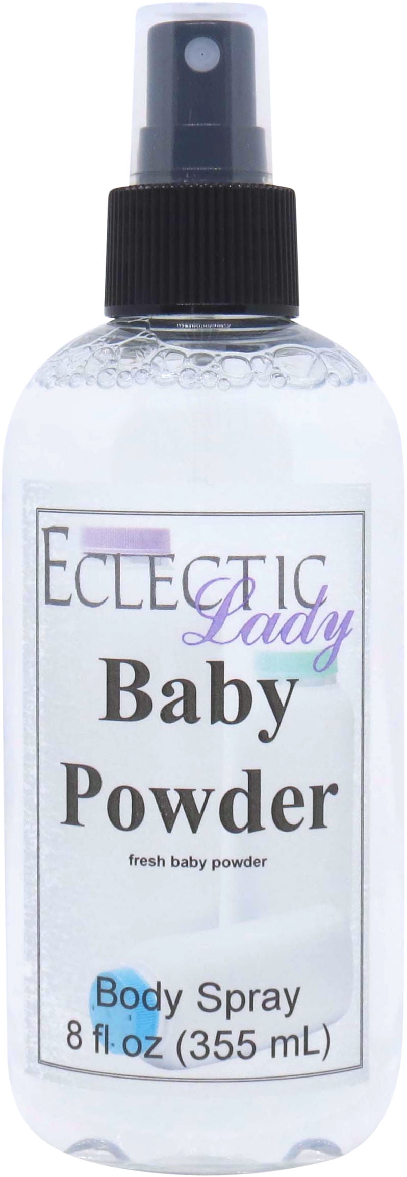 Baby Powder Body Spray, Eclectic Lady, Hydrating Mist, Unisex, 8 oz