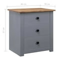 thumbnail image 4 of vidaXL Table de Chevet Gris 46x40x57 cm Pin Panama Range, 4 of 5