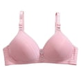 thumbnail image 1 of Bra 2 | Ladies Fashion Thin Breathable Steel Ring Gathering Comfortable Sagging Large Size Underwear, 1 of 3