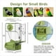 thumbnail image 3 of Comedero Automático para Pájaros, Comedero Tipo Jaula con Percha, Soporte Multifuncional para Frutas y Verduras para Periquitos., 3 of 5
