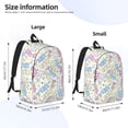 thumbnail image 4 of Daiia Cartoon Bunny Vintage Canvas Backpack for Men and Women ,Hiking Backpack,Travel Laptop Bag for School,Large Capacity Backpack, 4 of 8