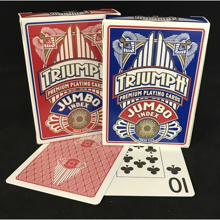 - TRIUMPH PREMIUM JUMBO PLAYING CARDS