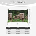 thumbnail image 6 of Bixox Asia Elephant Printed Pillow Protector,Super Soft Ideal for Home,Guests,Rentals - 20"x30", 6 of 8