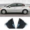 thumbnail image 3 of Side Quarter Window Vent Louver Shutter Cover For HONDA Civic Carbon Fiber Look, 3 of 6