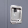 thumbnail image 6 of KAIFENG 3 Door Gray Lockable Storage Locker Cabinet Freestanding Organizer For Office School Gym Garage Home, 6 of 6