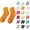24# Orange, variant on Fuzzy Socks Women - Winter House Slipper Sock - Cozy Thick Warm Sleeping Socks Gold One Size