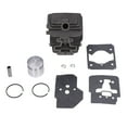 thumbnail image 3 of Cylinder Piston Assembly37mm Cylinder Piston Gaskets Cylinder Piston Rebuild Kit Brush Cutter Accessory Meticulously Designed, 3 of 5
