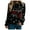 Black, variant on Futezty Merry Christmas Sweartshirt for Women Xmas Buffalo Plaid Tree Tops Color Block Snowflake Print Long Sleeve Shirt