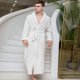 thumbnail image 1 of Bata de baño de otoño e invierno, camisón alargado y grueso para mujer, pijama de franela para hombre, bata de baño de terciopelo cálido para el hogar, 1 of 6