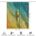 thumbnail image 2 of Colorful Kayaks Glide Across The Lake Waterproof Polyester Quick-Drying Shower Curtain for Bathroom with 12 Hooks, 2 of 6