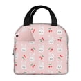 thumbnail image 1 of Easygdp Rabbit And Cherry Bolsa Térmica Premium - Tela Oxford Impermeable, Gran Capacidad, Bolsillo Frontal, Unisex para Trabajo, Escuela, Actividades al Aire Libre y Picnics, 1 of 8