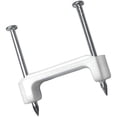 thumbnail image 3 of Gardner Bender 1/2 In. UV-Resistant Polyethylene White Coaxial Staple (15-Count), 3 of 5