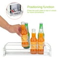 thumbnail image 4 of Callipe 1/2/3/4Pcs Fridge Drink Organizer with Automatic Pusher Glide Refrigerator Soda Can Dispenser Heavy Duty Width Adjustable Dual Bars Beverage Bottle Holder, 4 of 8