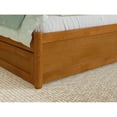 thumbnail image 6 of Barcelona Twin Panel Platform Bed with 2 Storage Drawers in Light Toffee, 6 of 10