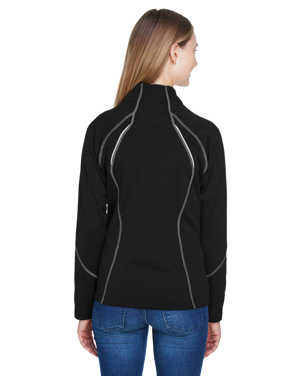 The Ash City - North End Ladies' Gravity Performance Fleece Jacket - BLACK 703 - XL - image 2 of 2