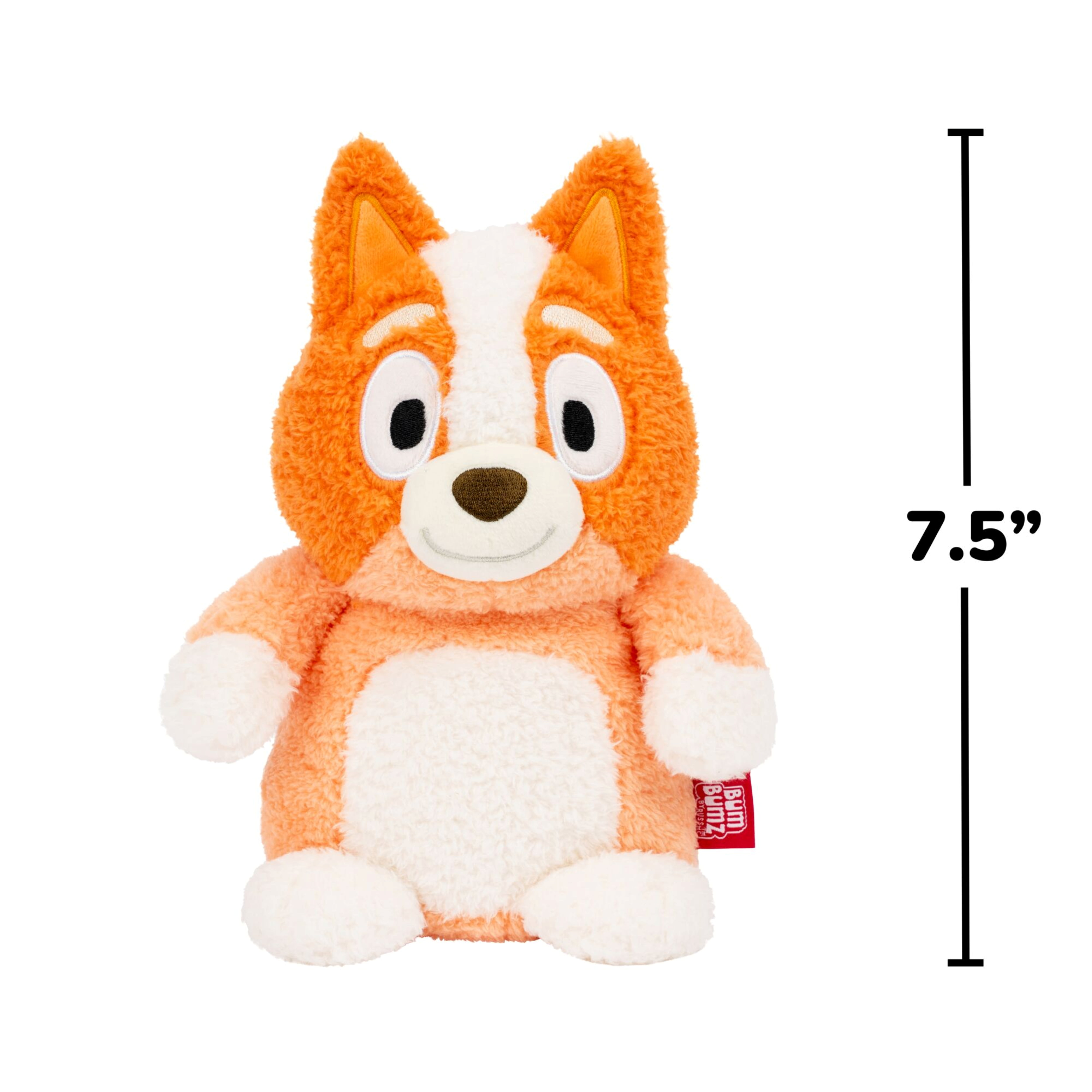 BumBumz Bluey Bumz - 7.5-inch Bingo Plush - From the Makers of Original Squishmallows