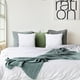 thumbnail image 4 of Juego de ropa de cama Insert Utopia, 2 unidades, 40 x 40 cm, color blanco, 4 of 9