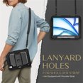thumbnail image 5 of FJLBDE Case for iPad Air 11 inch (2026 M4/2025 M3/2024 M2), Rugged Shockproof Tablet Cases Cover with Kickstand Shoulder Strap, Black, 5 of 7