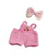 thumbnail image 2 of Figura de Peluche con Tirantes, Pantalones, , Ropa, Imaginación, Bricolaje, Coordinación, Disfraces, Haz Tus Propias Muñecas para Muñecas de 5, Rosa, 2 of 8