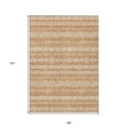 thumbnail image 3 of HomeRoots 587570 9 x 12 ft. Southwestern Washable Indoor & Outdoor Rectangle Area Rug, Terra Cotta & Beige, 3 of 5