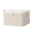 thumbnail image 2 of Bolsa de almacenamiento de ropa plegable, bolsa de embalaje, organización, caja de almacenamiento, organizador para 35cmx25cmx20cm, 2 of 9