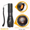 thumbnail image 3 of Linterna Ultravioleta DARKBEAM A100 Dual 365nm 395nm LED Detector Manchas y Resina, 3 of 5
