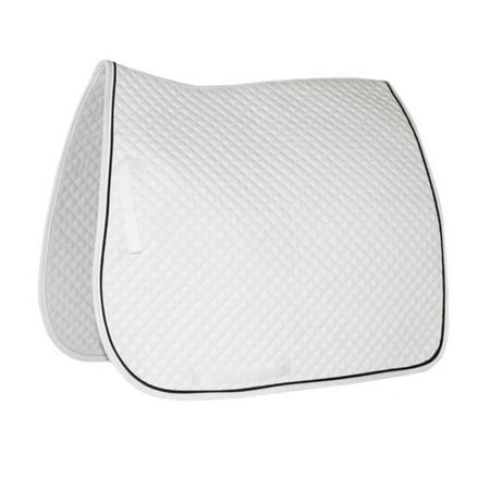 UPC: 0840539021608 | Jacks 10333-WH-WH-WH Quilted Dressage Pad White