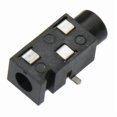 thumbnail image 1 of 100pcs PJ320B 3.5MM Headphone Audio Socket 3/4Pins Audio Interface DIP/SMD, 1 of 5