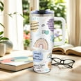 thumbnail image 2 of My Mental Health Breakdown Gifts, Inspirational Affirmation Tumbler for Women, Funny Positive Gift Ideas, Mental Health Gifts, 40 Oz Tumbler with Handle, 2 of 6