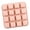 Pink, variant on for Kitchen and Baking Versatile Silicone Tray for Crafting Small Cubes Cakes Desserts Jellies and Gypsum Squares