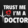 thumbnail image 3 of CafePress - Trust Me I'm A Doctor Women's Dark Pajamas - Women's Short Sleeve Print T-Shirt and Pants Dark Cotton Pajama Set, 3 of 7