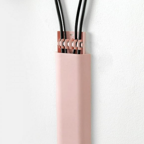 Wall Mount Self-adhesive Cable Cover Protector Wire Management Cord Organizer Holder Hide Raceway 3pcs/set