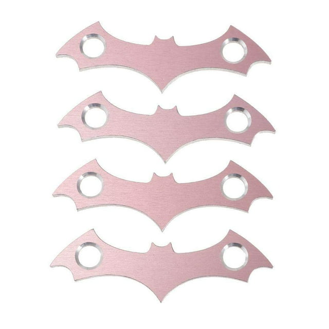 Langgg 4 Pcs Joint de Protection en Alliage d'Aluminium pour Planche à Roulettes Longboard Pièce Or Rose
