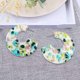 thumbnail image 4 of Pendientes en forma de C exagerados pop de personalidad, 4 of 5