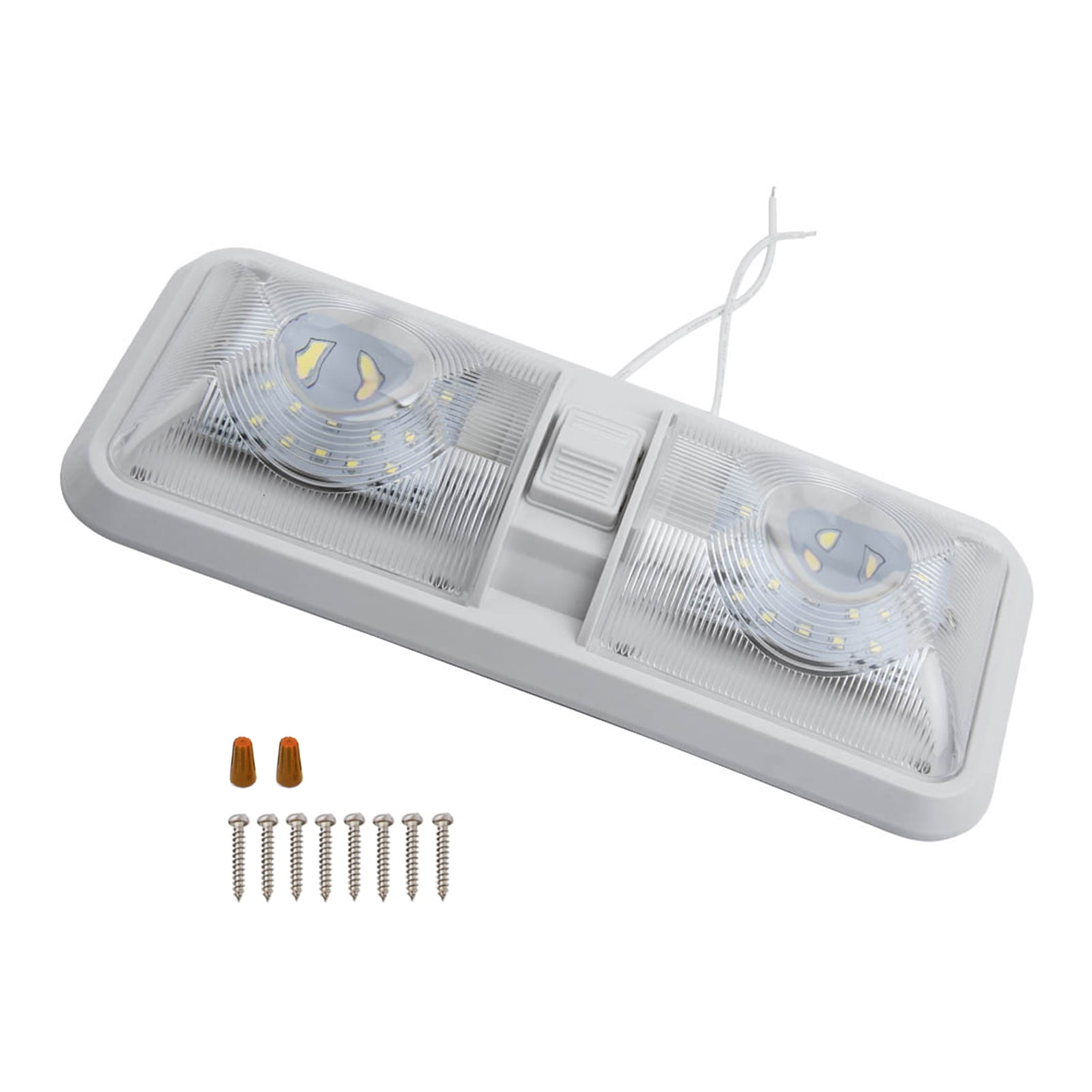 Younar 12v Led RV Ceiling Dome Light Bright Soft Switch Designed Lamp