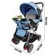thumbnail image 4 of Carriola Reversible The Baby Shop H-B con toldo plegable 3 posiciones Azul, 4 of 8