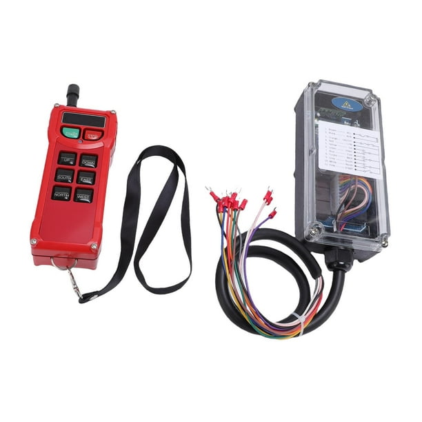 Control Remoto De Grúa, Control Remoto De Grúa De Polipasto De Una Sola Manija A Prueba De Agua De 8 Teclas Para Transportador CNC Maquinaria De Minería De Carbón