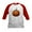 Red/White, variant on CafePress - Jack O Lantern Baseball Jersey - Kids Cotton Baseball Jersey, 3/4 Sleeve Shirt
