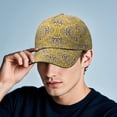 thumbnail image 6 of Tribal Tiger Face Baseball Cap - Breathable Unisex Sports Hat with Curved Brim & Snapback Closure, 6 of 7
