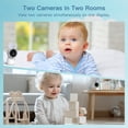 thumbnail image 3 of Monitor WiFi para bebés ARENTI actualizado con 2 cámaras de 4 MP, 2,4 G y 5G, 3 of 8