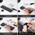 thumbnail image 3 of Paper Cutter, Guillotine Paper Cutter with 8 to 12 Sheet Capacity, Heavy Duty Paper Cutter for Card, 3 of 5