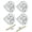 Brushed Nickel-2 Pack, variant on Mortise Lock Door Knobs Replacement Set Brushed Nickel 2 Pack Interior Use