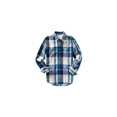 thumbnail image 1 of Camisa a cuadros LS Aeropostale Hombre Azul Extragrande Botones al frente, 1 of 1
