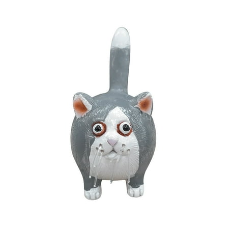 Christmas Tail Cat Tail Erected Mini Micro Cat Decoration Resin