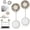 Beige*2, variant on Magnetic Fan and Phone Stand, Multifunctional Personal Fan Clip on with 3 Speeds & Wide Airflow, Portable 360° Flexible Gooseneck for Phones, Tablets, Laptops, Tables and Outdoors (2PCS-C)