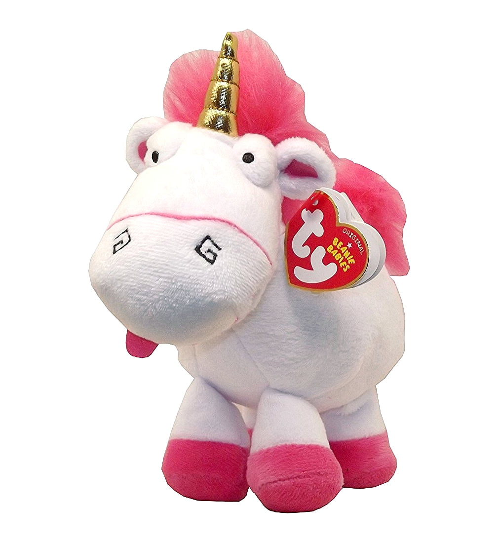 2 Ty Beanie Boos 6/" Teeny TYS 4/" Fluffy Unicorn Despicable Me 3 Stackable Plush for sale online