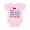 AD-Pink, variant on I'm the Big Brother to Twins. Boys Baby Bodysuit