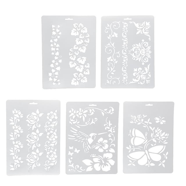 Plantilla de 5 PCS Sunnimix multi Pintura Craft DIY Imagen Decorativa