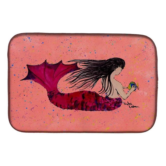 Carolines Treasures 8338DDM Mermaid Dish Drying Mat